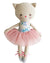 Alimrose Odette Kitty Ballerina Plush Doll 25cm - Liberty Blue - Accessories - Dance Gifts - Dancewear Centre Canada