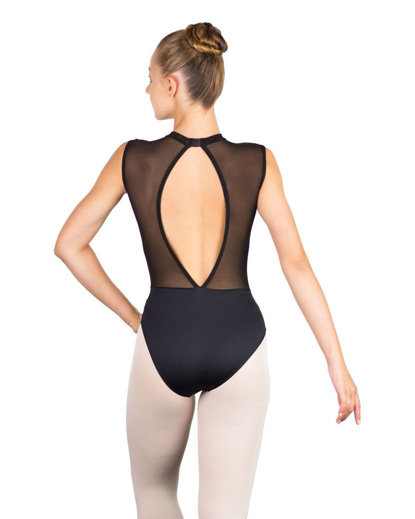 Ballet Rosa Harper High Neck Mesh Open Back Sleeveless Leotard - Womens - Dancewear - Bodysuits & Leotards - Dancewear Centre Canada