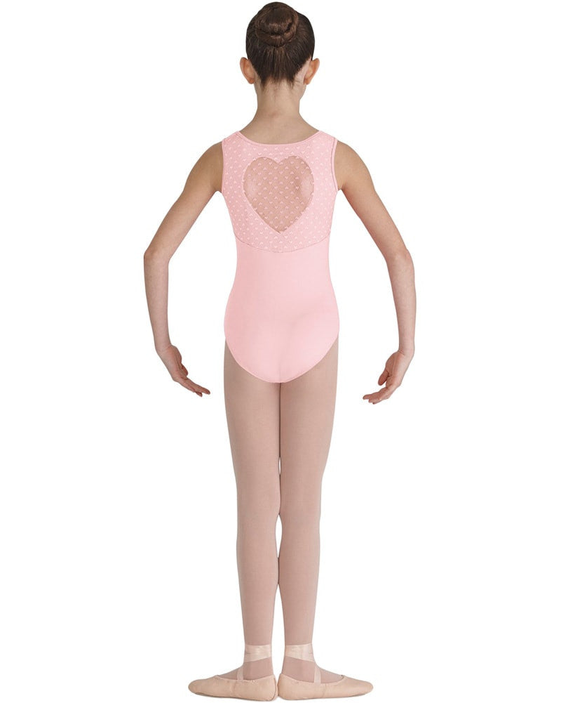 Bloch Miame Heart Mesh Back Tank Leotard - CL7905 Girls - Dancewear - Bodysuits & Leotards - Dancewear Centre Canada