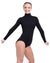 Capezio Turtleneck Long Sleeve Leotard - TB41 Womens - Dancewear - Bodysuits & Leotards - Dancewear Centre Canada