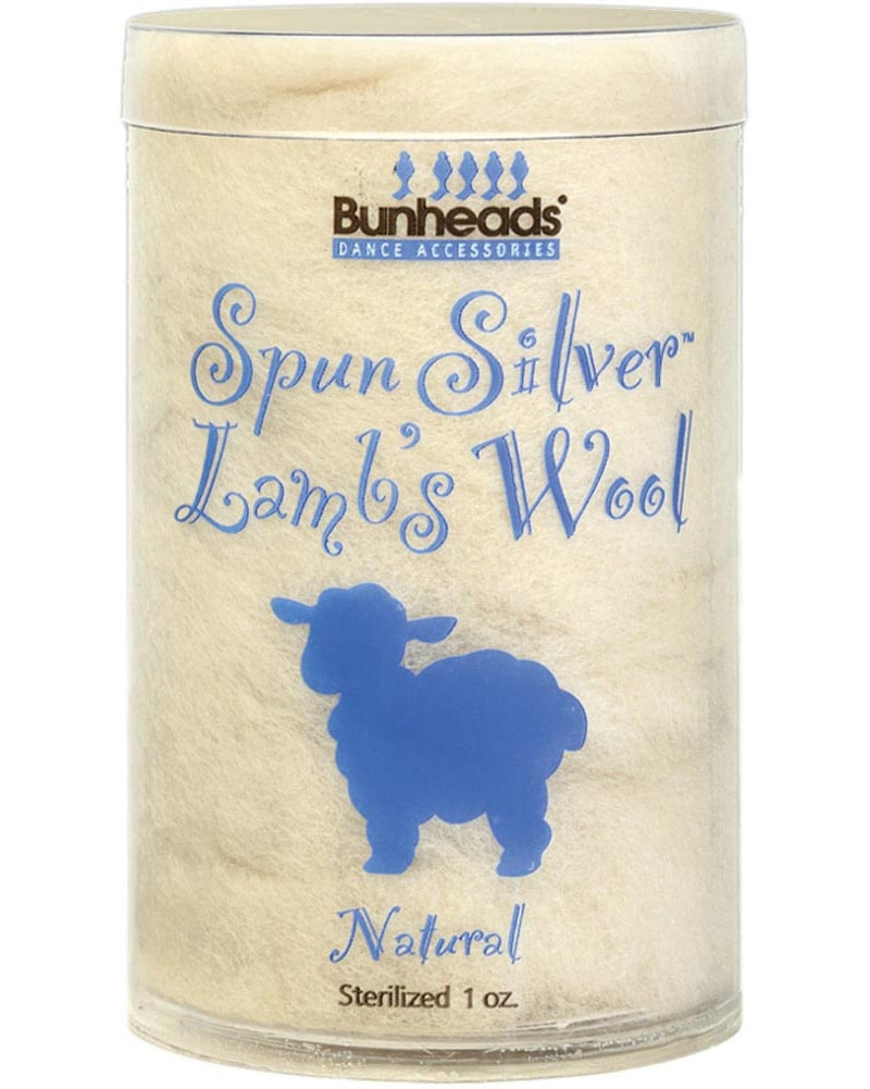 Capezio Spun Silver Antimicrobial Lambs Wool Natural 1 oz - SOLEUS DANCE &  FITNESS WEAR
