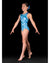 Dynami Gymnastic Contrast Panel Racer Back Tank Leotard - GB204C Girls - Glacier Print - Dancewear - Gymnastics - Dancewear Centre Canada