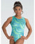 GK Elite Gymnastic Velvet Tank Leotard - E4321 Womens - Electric Cool Aid Print - Dancewear - Gymnastics - Dancewear Centre Canada