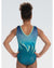 GK Elite Jewelled Gymnastic Tank Leotard - 10529C Girls - Flaming Core Print - Dancewear - Gymnastics - Dancewear Centre Canada