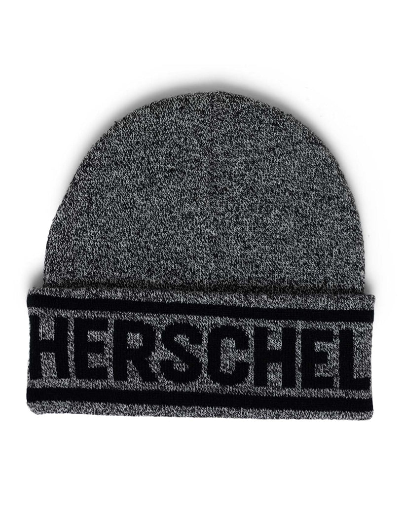 Herschel Supply Co Elmer Herschel Logo Beanie - Heather Black / Black