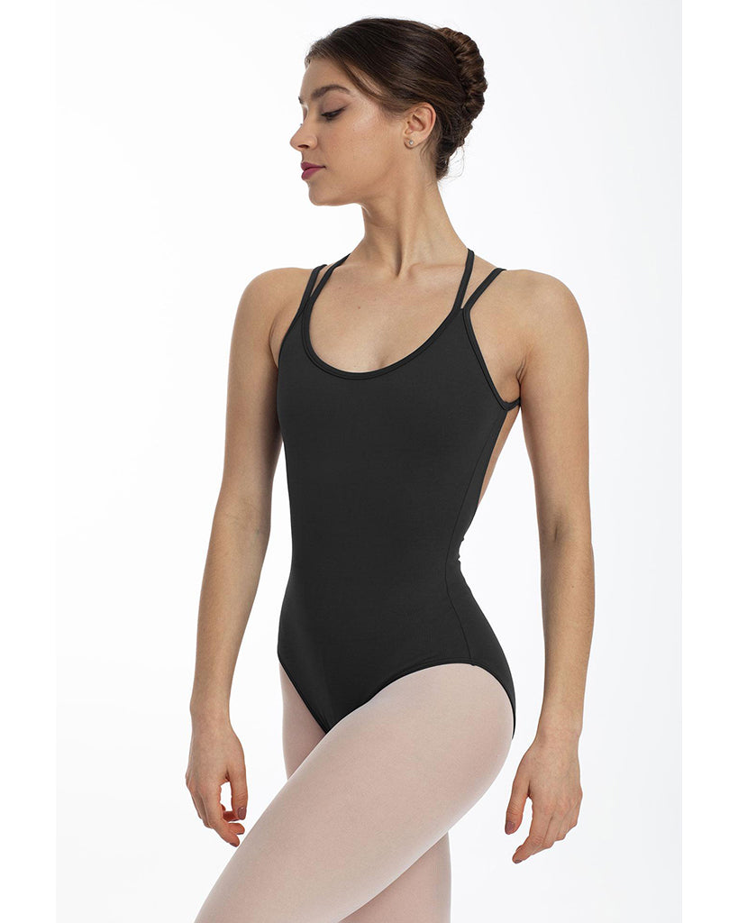 Intermezzo Bodymereme Double Strap Open Back Camisole Leotard - 31559 Womens - Dancewear - Bodysuits & Leotards - Dancewear Centre Canada