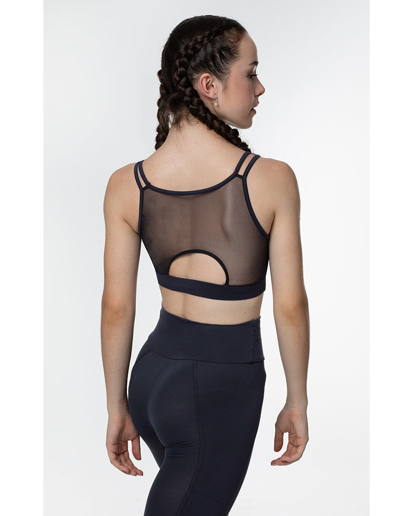 Intermezzo Topmerbistrap Double Strap Mesh Back Bra Top - 6573 Womens - Dancewear - Tops - Dancewear Centre Canada