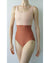 Jule Dancewear Luster Pop Mesh Contrast Tank Leotard - Womens - Peach/Terra Cotta - Dancewear - Bodysuits & Leotards - Dancewear Centre Canada