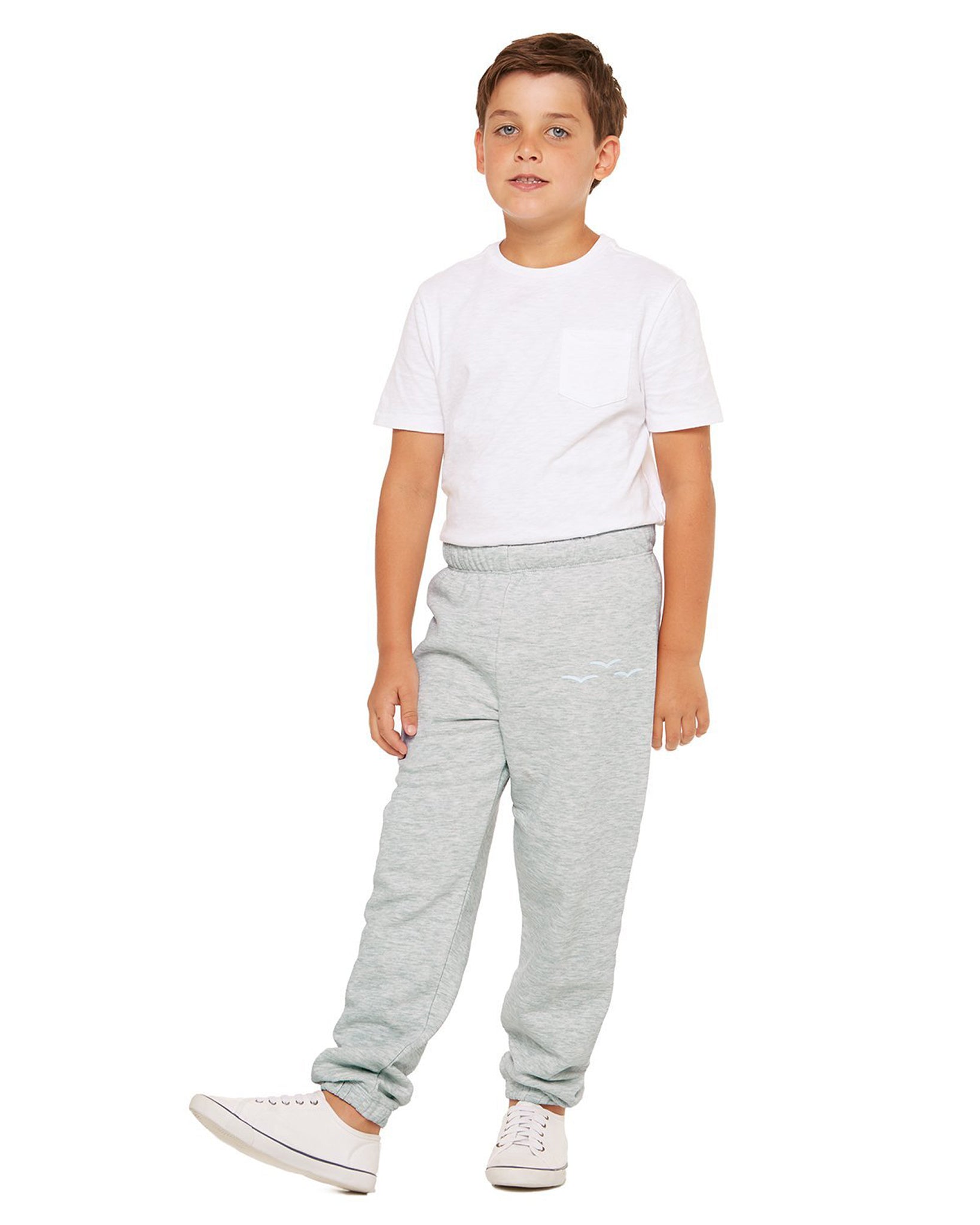 Lazypants Niki Fleece Sweatpants - Girls/Boys - Classic Grey - Activewear - Bottoms - Dancewear Centre Canada