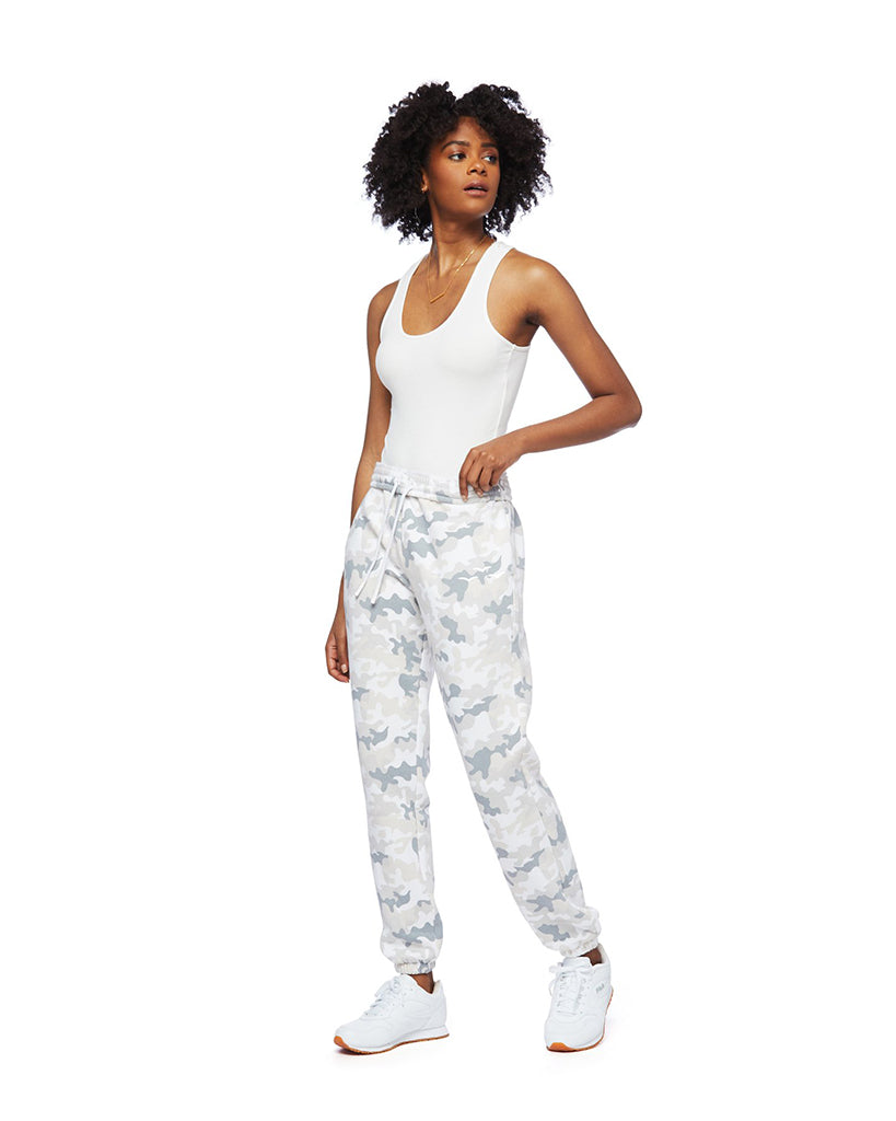 Lazypants Nova Jogger  - Womens - White Camo - Activewear - Bottoms - Dancewear Centre Canada