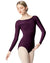 Lulli Dancewear Lada Mesh Yoke Long Sleeve Leotard - LUB347 Womens - Dancewear - Bodysuits & Leotards - Dancewear Centre Canada