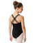 Lulli Dancewear Yvette Double Strap Criss Cross Back Camisole Leotard - LUB206C Girls - Dancewear - Bodysuits & Leotards - Dancewear Centre Canada