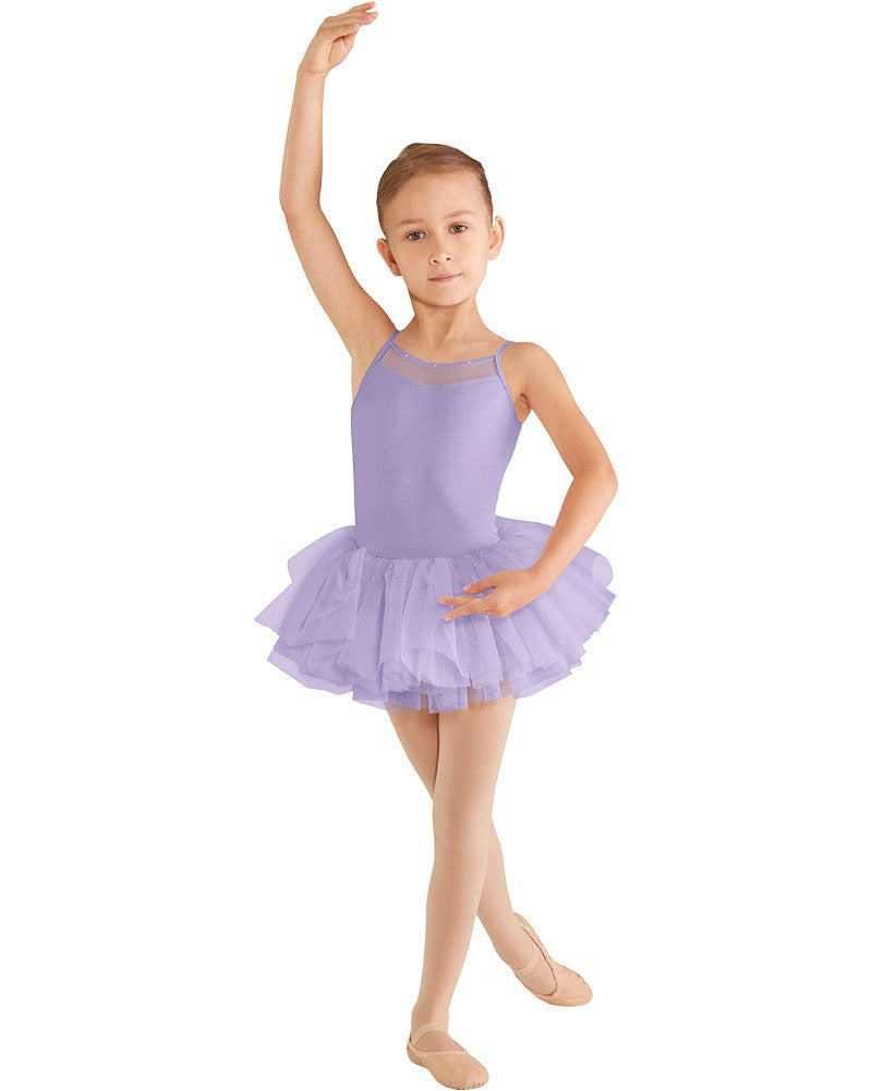 Mirella Mesh Back Yoke Camisole Tutu Ballet Dress - M409C Girls - Dancewear - Dresses - Dancewear Centre Canada