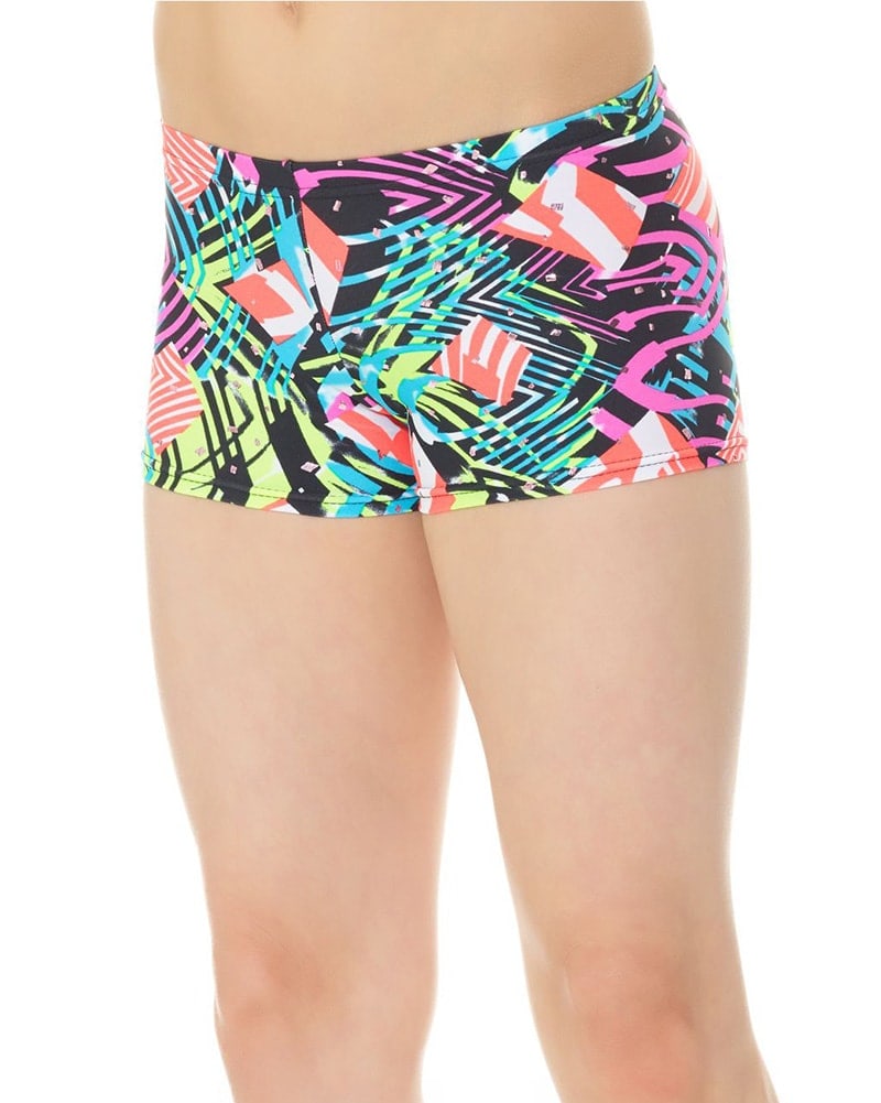 Mondor Pattern Print Gymnastic Shorts - 27825CP Girls - Dancewear Centre