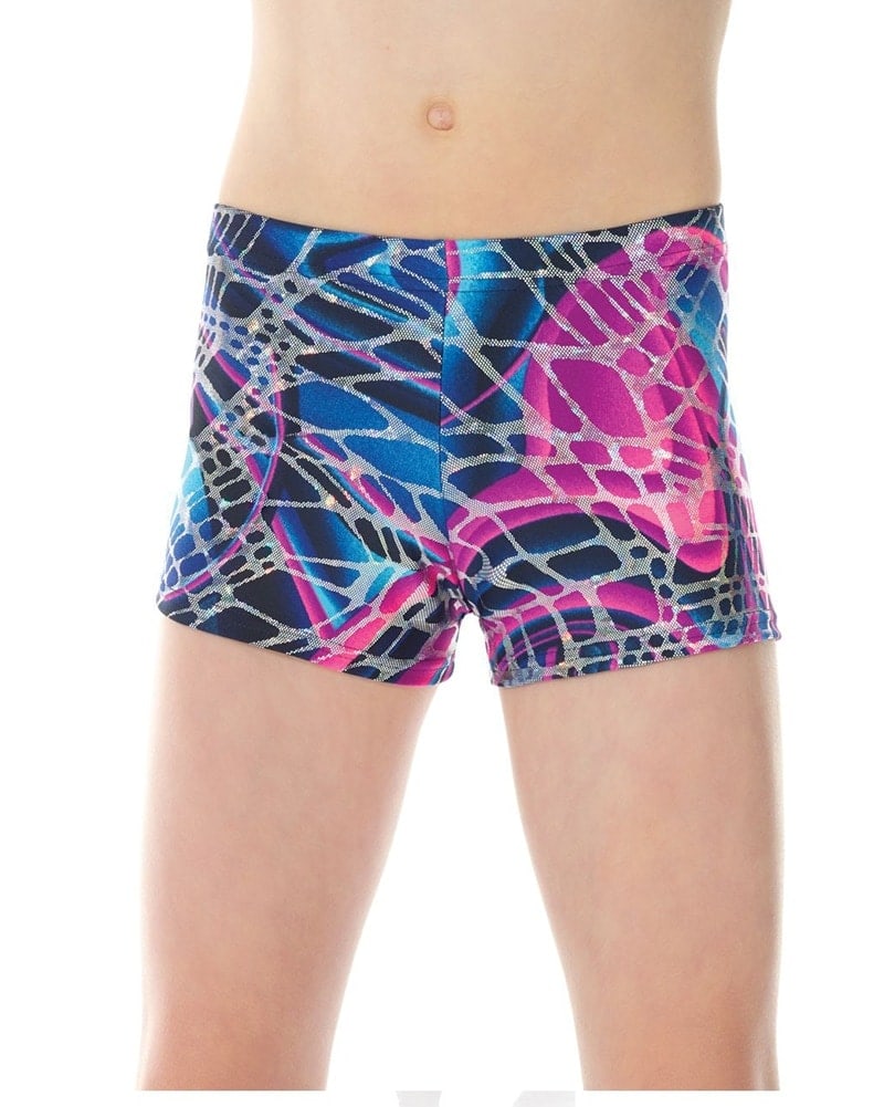 Mondor Pattern Print Gymnastic Shorts - 27825CP Girls - Dancewear Centre