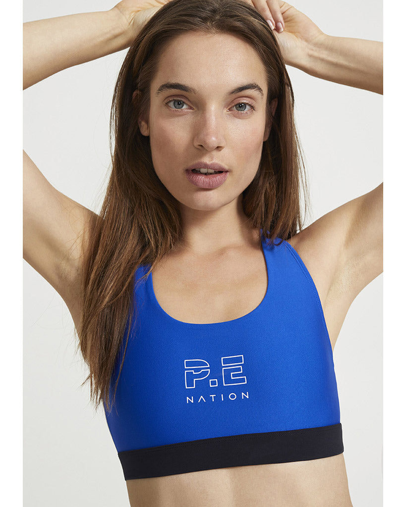Aqua Design Sports Bras for Women: Workout Racerback Sport Bra Womens Top:  Aqua Sky size Small 