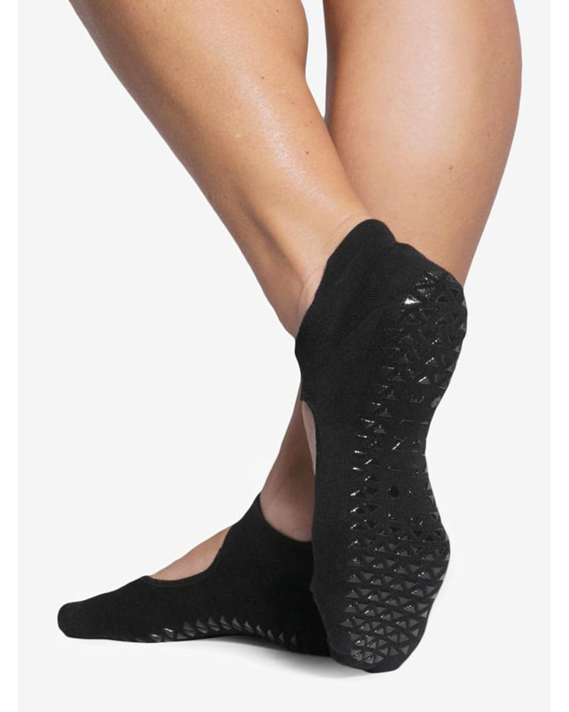 Pointe Studio Josie Grip Strap Sock - Womens - Black - Dancewear