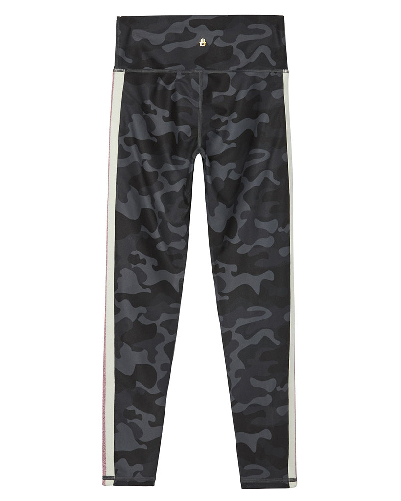 Spiritual Gangster Active Legging - Girls - Black Camo Print - Activewear - Bottoms - Dancewear Centre Canada