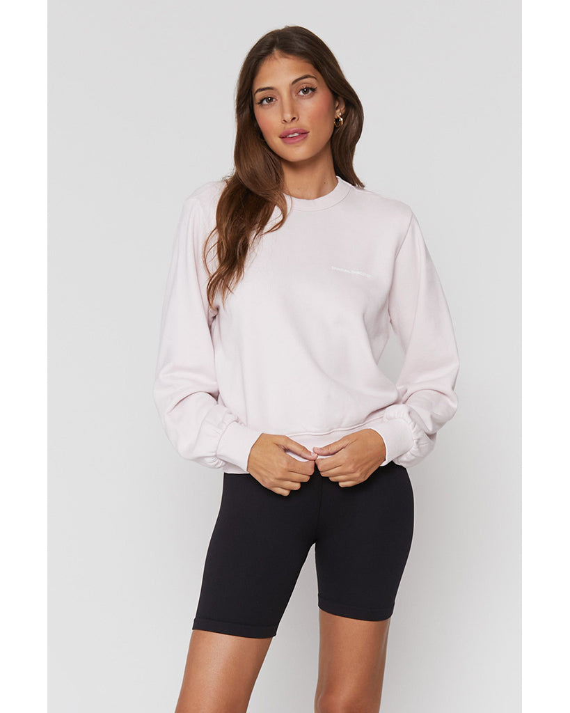 Spiritual Gangster Effortless Crew Sweatshirt - Womens - Quartz - Activewear - Tops - Dancewear Centre Canada