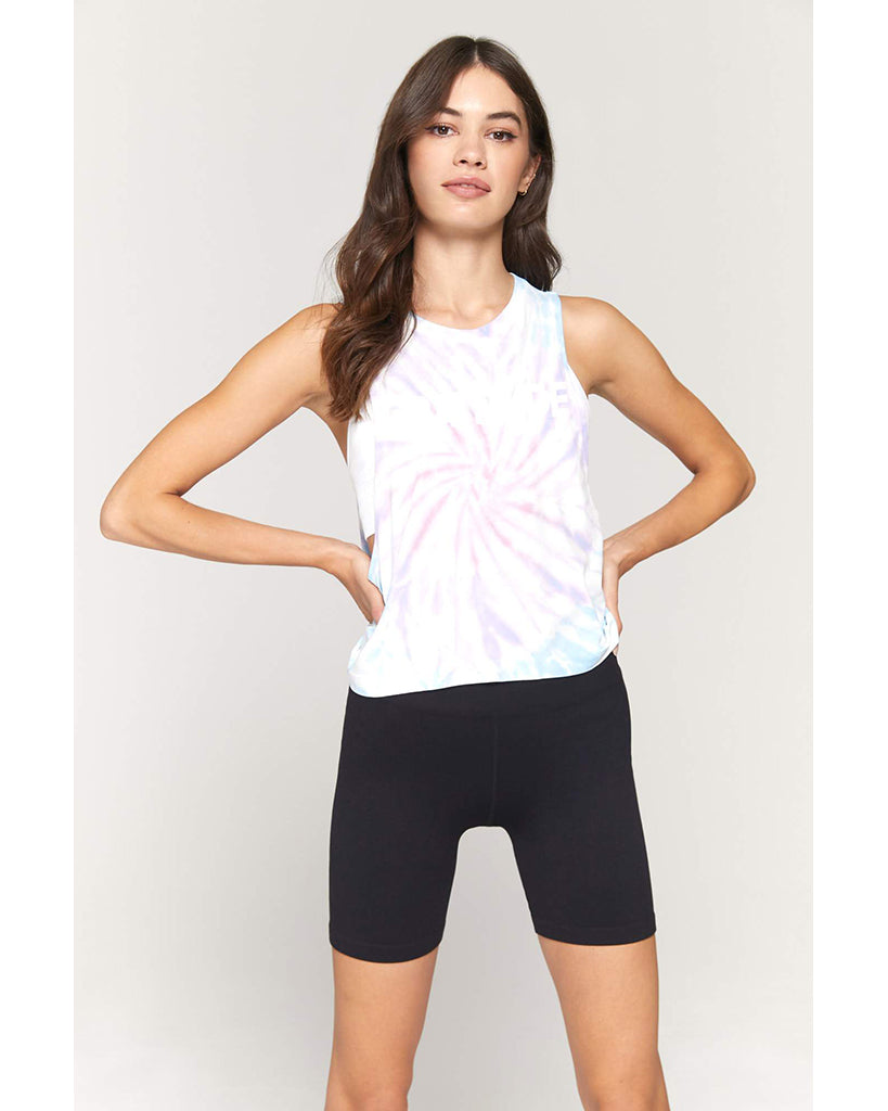 Spiritual Gangster Gratitude Supernova Tank - SU13611019 - Womens - Pastel Swirl Tie Dye - Activewear - Tops - Dancewear Centre Canada