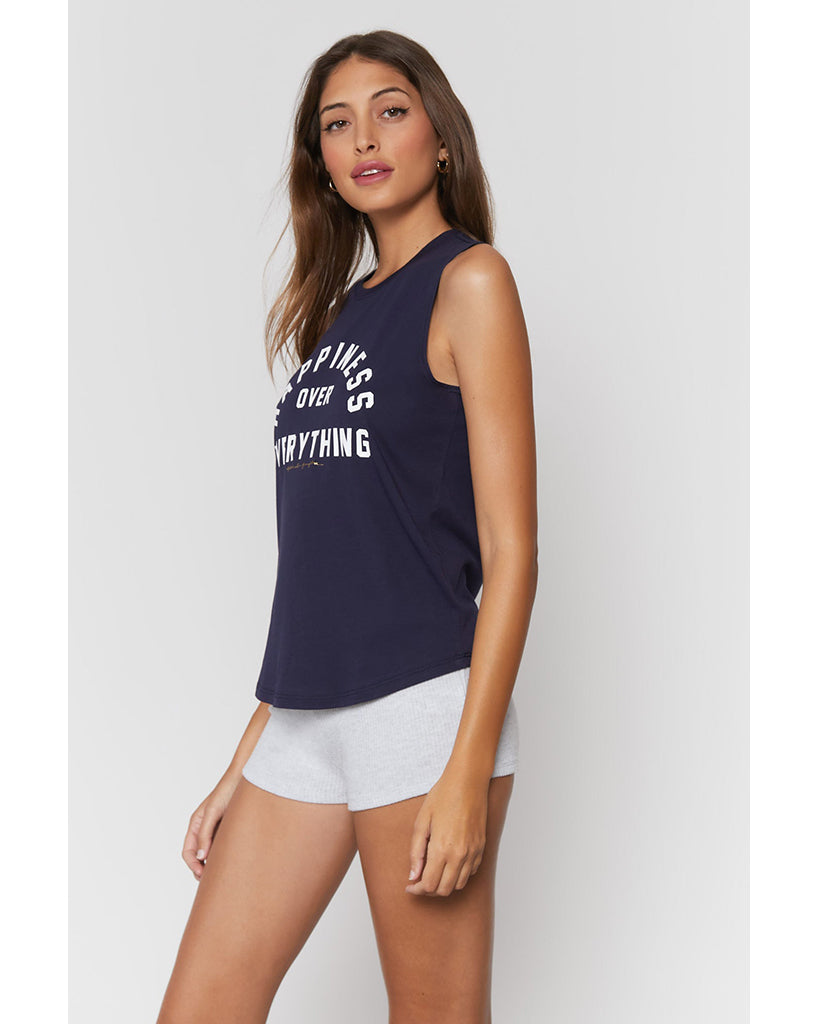 Spiritual Gangster Happiness Muscle Tank - Womens - Night - Activewear - Tops - Dancewear Centre Canada