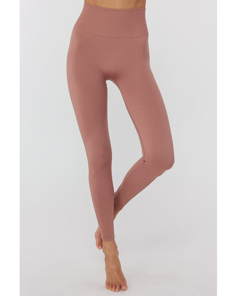 Spiritual Gangster Icon High Waist Legging - SU23677005 - Womens - Cappuccino - Activewear - Bottoms - Dancewear Centre Canada