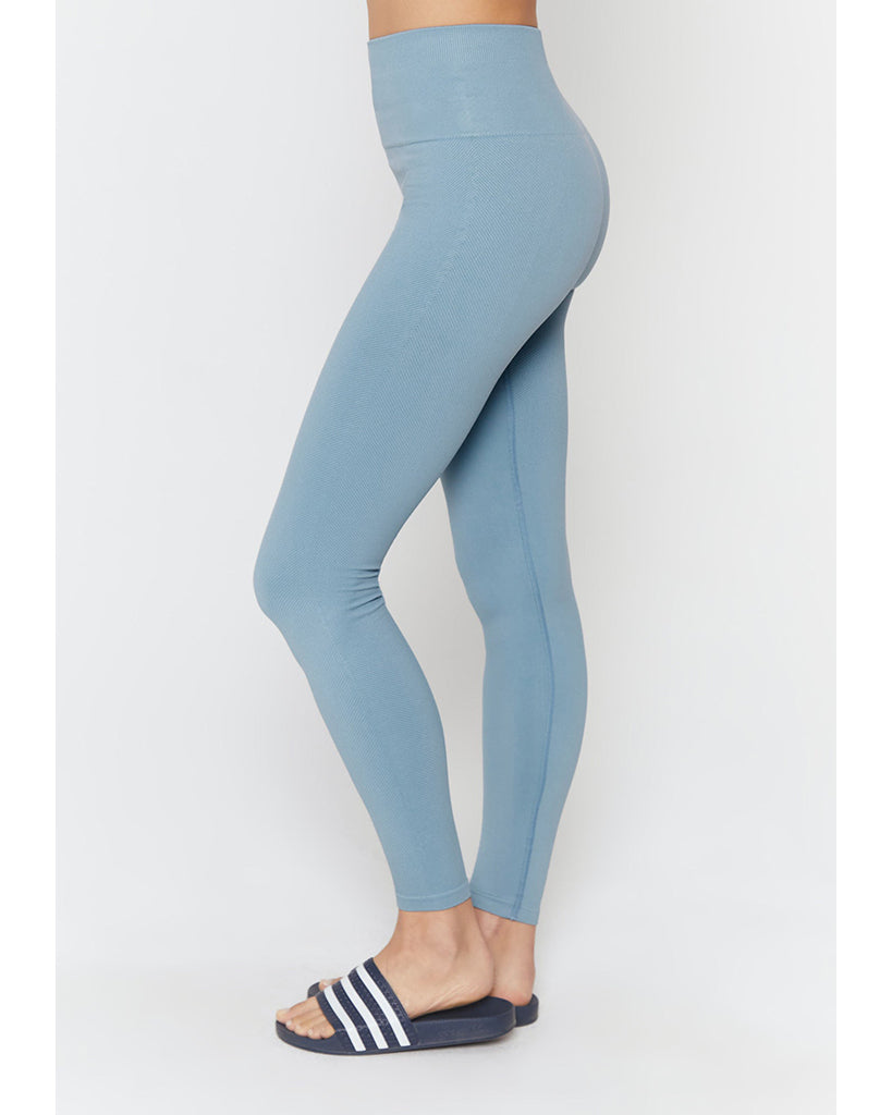 Spiritual Gangster Icon High Waist Legging - SU23677005 - Womens - Lake Como - Activewear - Bottoms - Dancewear Centre Canada