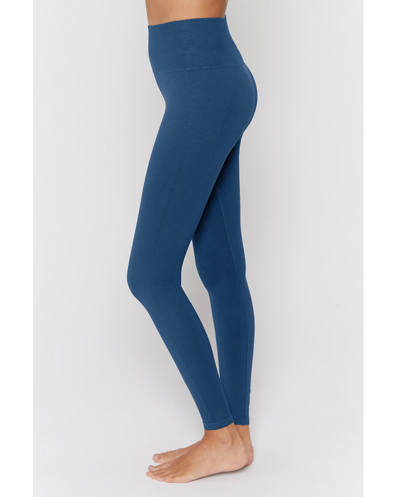 Spiritual Gangster Icon High Waist Legging - Womens -  Faded Navy - Activewear - Bottoms - Dancewear Centre Canada