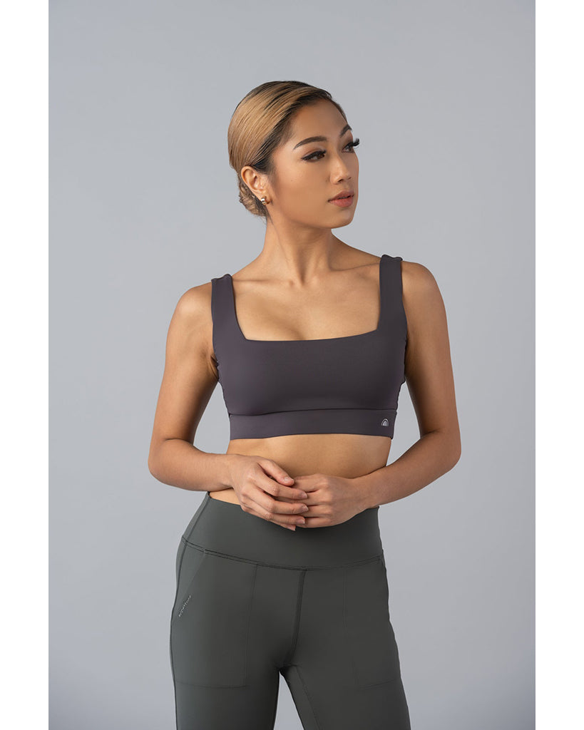 Mesh Back Sports Bra Clothing in Black - Get great deals at JustFab