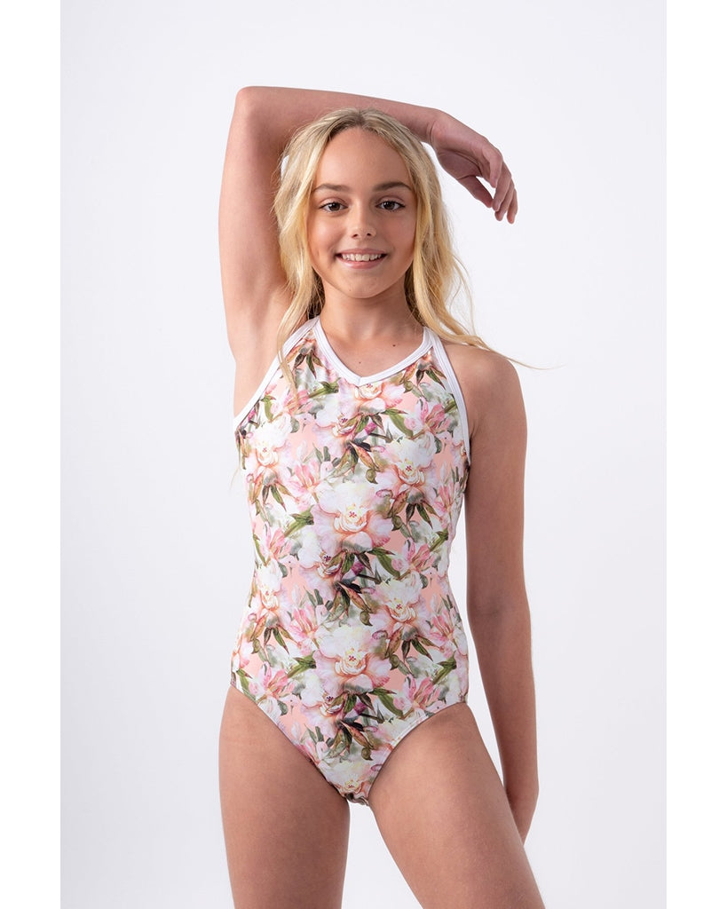 Sylvia P Desert Flower Sleeveless  Leotard - Girls - Dancewear - Bodysuits & Leotards - Dancewear Centre Canada