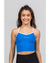 Sylvia P The Original Cropped Singlet - Girls - Atlantic Blue - Dancewear - Tops - Dancewear Centre Canada