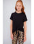 Terez Tie Front Detailed Tee - 1444 Girls - Activewear - Tops - Dancewear Centre Canada