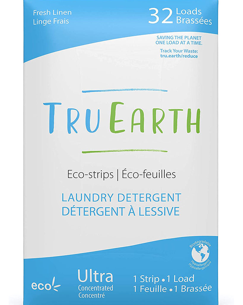 Tru Earth Laundry Strip Detergent 32 Loads - Fresh Linen - Accessories - Shoe Care - Dancewear Centre Canada