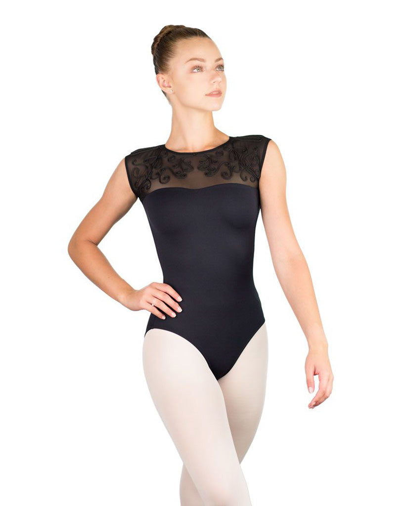 Ballet Rosa Lesly Mesh Open Back Sleeveless Leotard - Womens - Dancewear - Bodysuits & Leotards - Dancewear Centre Canada